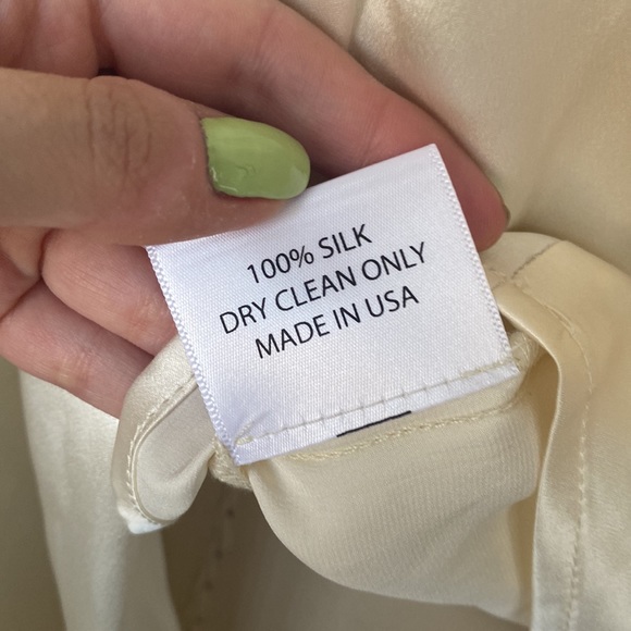 NWT Silk Jacq Swim Collar Long Sleeve - Picture 9 of 9